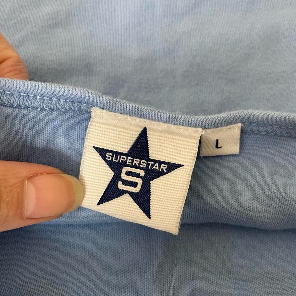 2016 baby blue halter neck top by Superstar ⭐️ - Picture 3 of 3